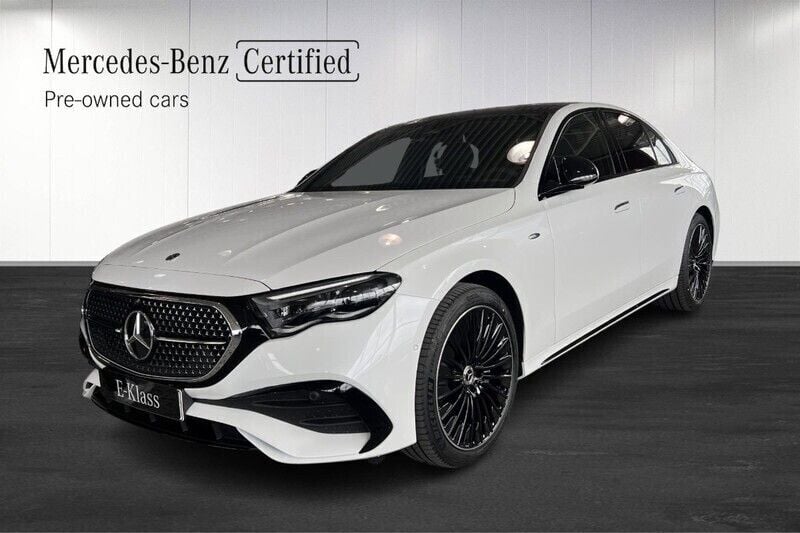 Vit (white) Begagnad 2025 Mercedes E300 AMG Sedan | 793 900 kr (Marknadspris) - Bild 1/4
