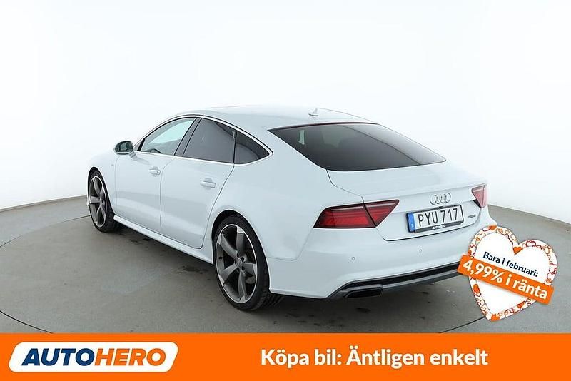Begagnad Audi A7 Competition 330 HK (242 kW) 2015 Vit Halvkombi