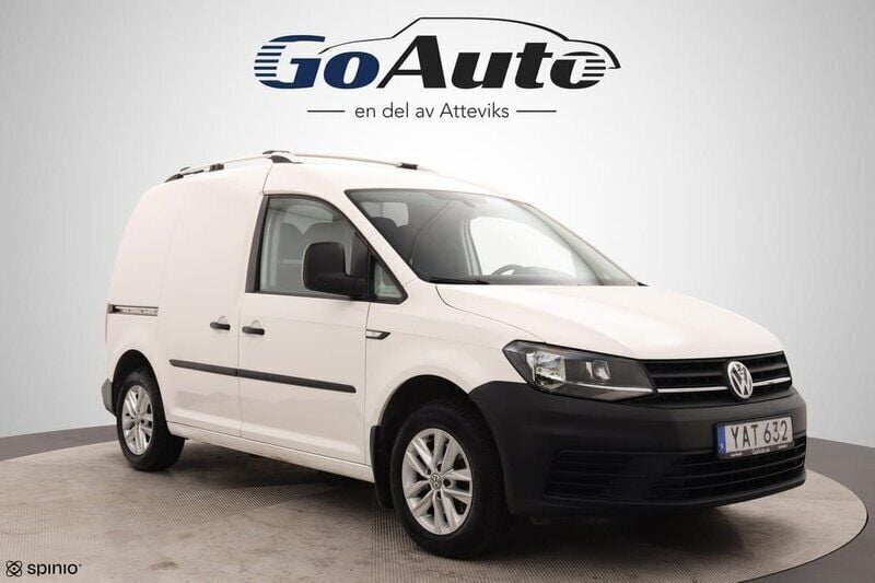 Vit Begagnad 2016 VW Caddy Minibuss | 129 500 kr (Marknadspris) - Bild 1/4