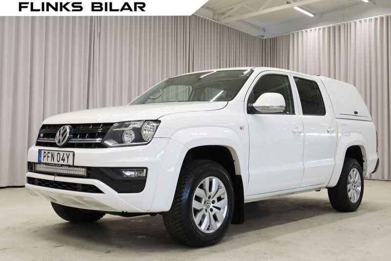 Vit Begagnad 2020 VW Amarok Pickup | 329 900 kr (Bra pris) - Bild 1/4
