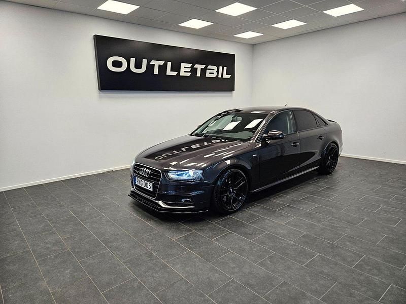 Grå Begagnad 2015 Audi A4 S-Line Sedan | 119 000 kr - Bild 1/4