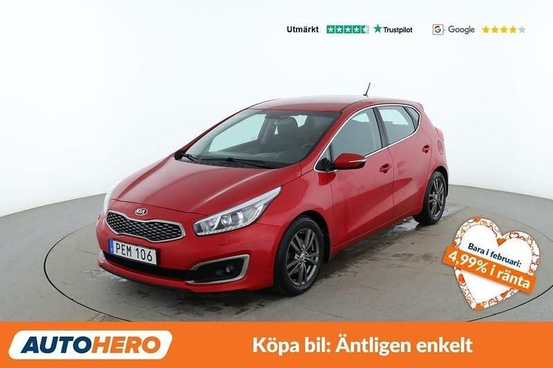 Begagnad Kia Ceed Edition 7 137 HK (100 kW) 2017 Röd Halvkombi
