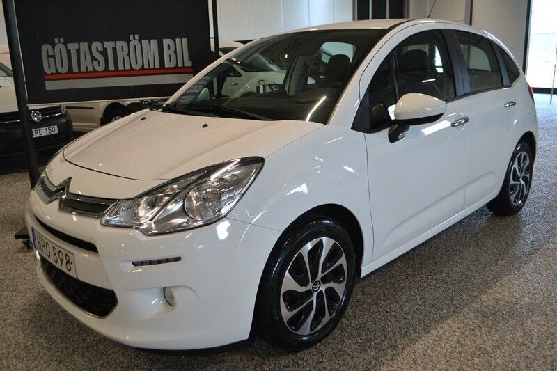 Vit Begagnad 2015 Citroën C3 Halvkombi | 69 000 kr (Marknadspris) - Bild 1/4