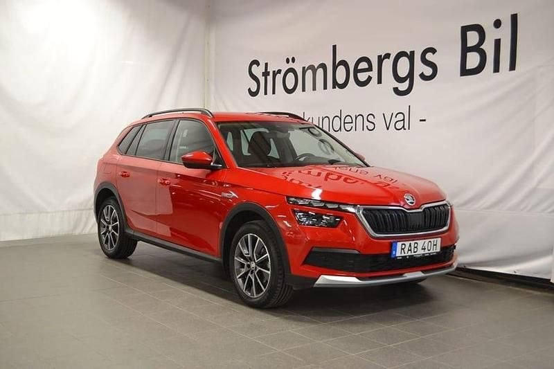 Begagnad Skoda Kamiq ScoutLine 116 HK (85 kW) 2022 Röd SUV