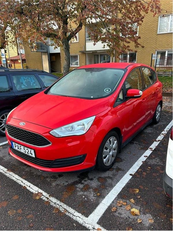 Röd Begagnad 2016 Ford C-MAX Trend Minibuss | 85 000 kr - Bild 1/4