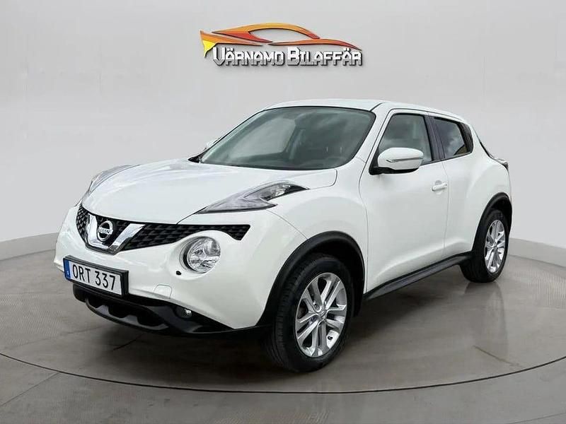 Vit Begagnad 2015 Nissan Juke Acenta SUV | 124 900 kr (Lite dyr) - Bild 1/4