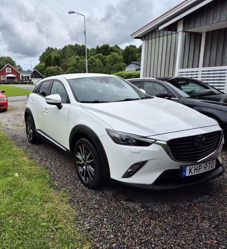 Vit Begagnad 2016 Mazda CX-3 Optimum SUV | 135 000 kr (Bra pris) - Bild 1/4