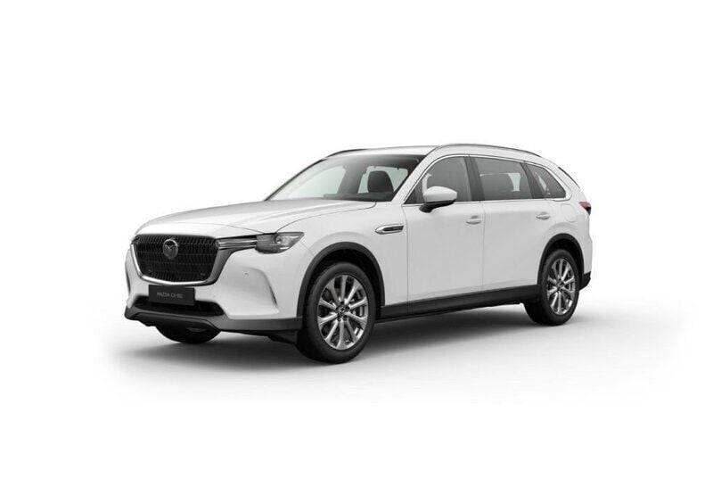 Vit (arctic white) Ny 2024 Mazda CX-80 Exclusive-Line SUV | 582 300 kr (Bra pris) - Bild 1/1