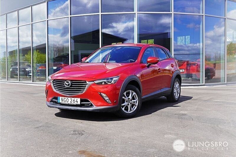 Röd Begagnad 2016 Mazda CX-3 SUV | 139 900 kr (Marknadspris) - Bild 1/4