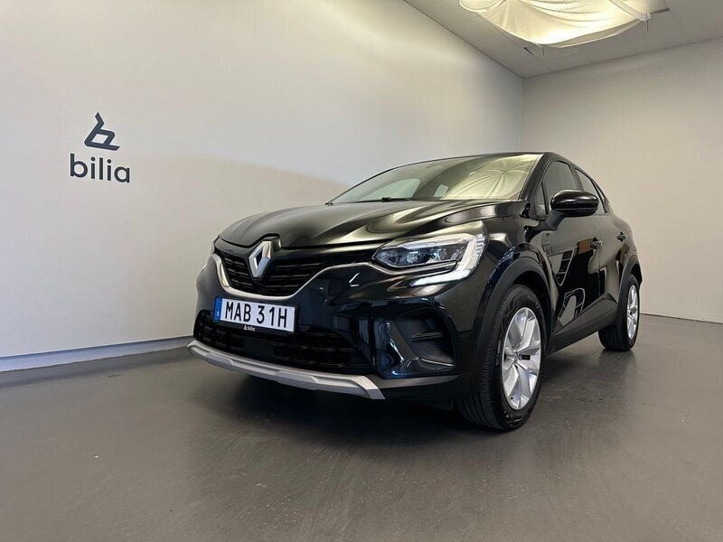Svart Begagnad 2022 Renault Captur Zen SUV | 209 500 kr (Marknadspris) - Bild 1/3