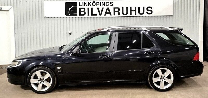Svart Begagnad 2009 Saab 9-5 Griffin Kombi | 79 900 kr - Bild 1/4