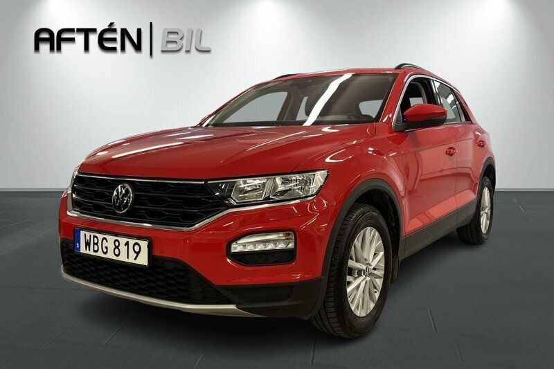 Röd Begagnad 2021 VW T-Roc SUV | 209 800 kr (Marknadspris) - Bild 1/3
