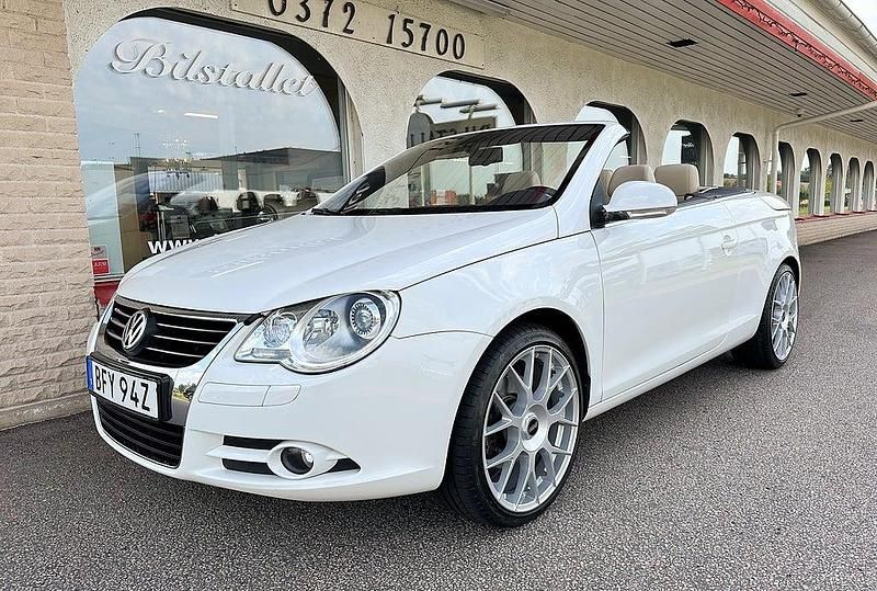 Vit Begagnad 2007 VW Eos Cab | 148 000 kr - Bild 1/4