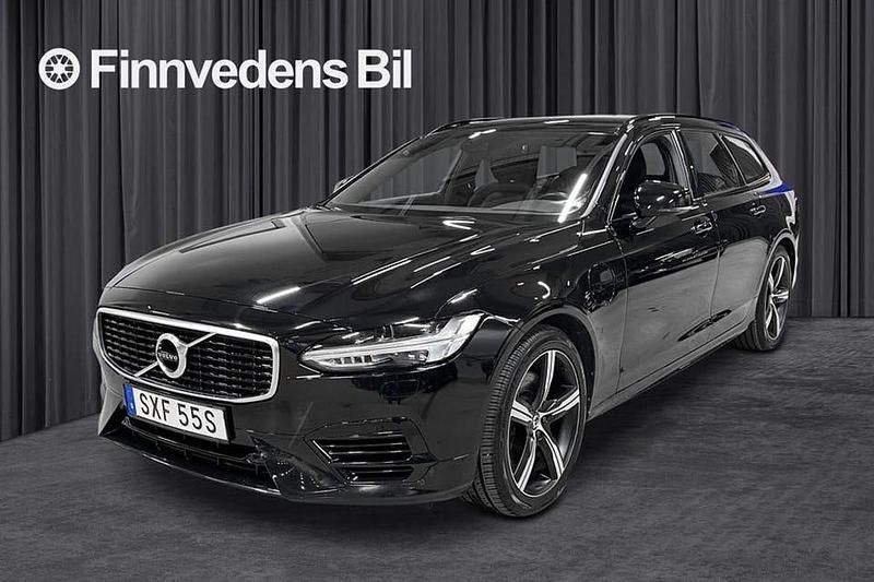 Svart Begagnad 2020 Volvo V90 R-Design Kombi | 349 900 kr (Marknadspris) - Bild 1/4