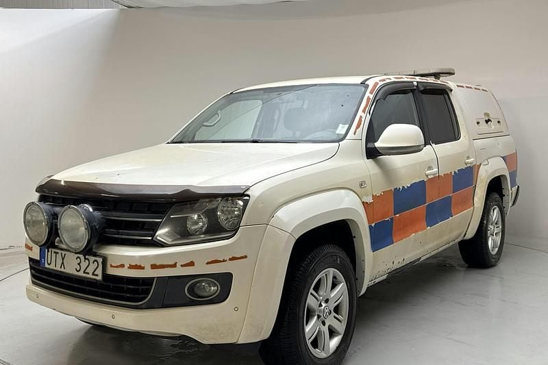 Vit Begagnad 2013 VW Amarok Pickup | 129 000 kr (Superpris) - Bild 1/4