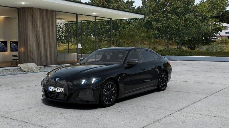 Svart Ny 2024 BMW i4 Efficient Dynamics Sedan | 797 100 kr (Marknadspris) - Bild 1/4