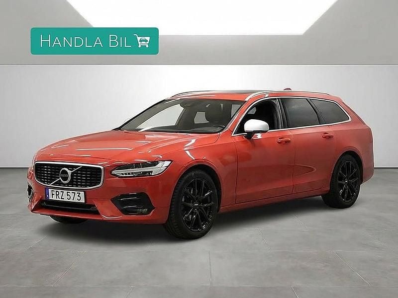 Röd Begagnad 2017 Volvo V90 R-Design Kombi | 199 900 kr (Lite dyr) - Bild 1/4