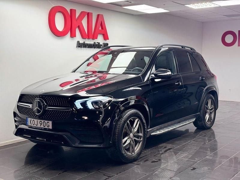 Svart Begagnad 2022 Mercedes GLE350 AMG line SUV | 529 900 kr (Bra pris) - Bild 1/4