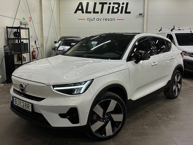 Vit Begagnad 2022 Volvo C40 Ultimate SUV | 329 900 kr (Bra pris) - Bild 1/3