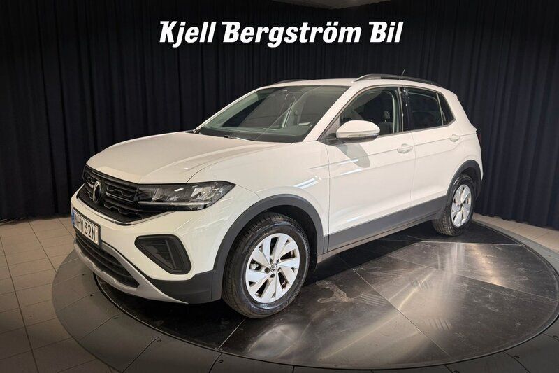 Vit Begagnad 2023 VW T-Cross SUV | 259 000 kr (Marknadspris) - Bild 1/4