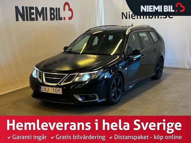 Svart Begagnad 2010 Saab 9-3 Aero Kombi | 79 000 kr (Marknadspris) - Bild 1/4