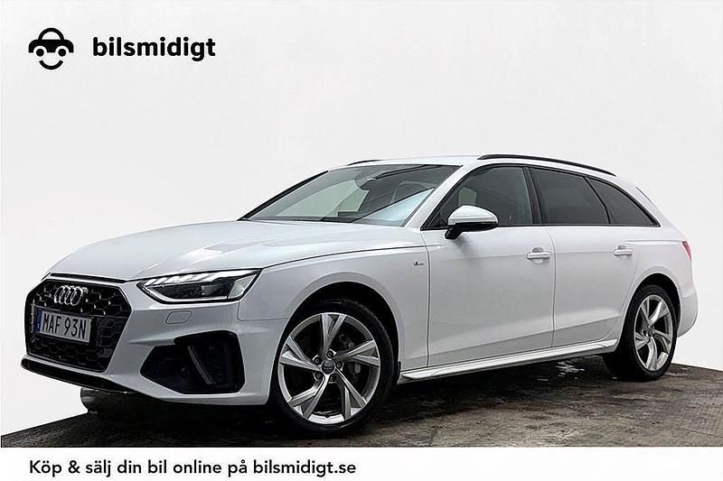Begagnad Audi A4 S-Line 190 HK (139 kW) 2019 Vit Kombi