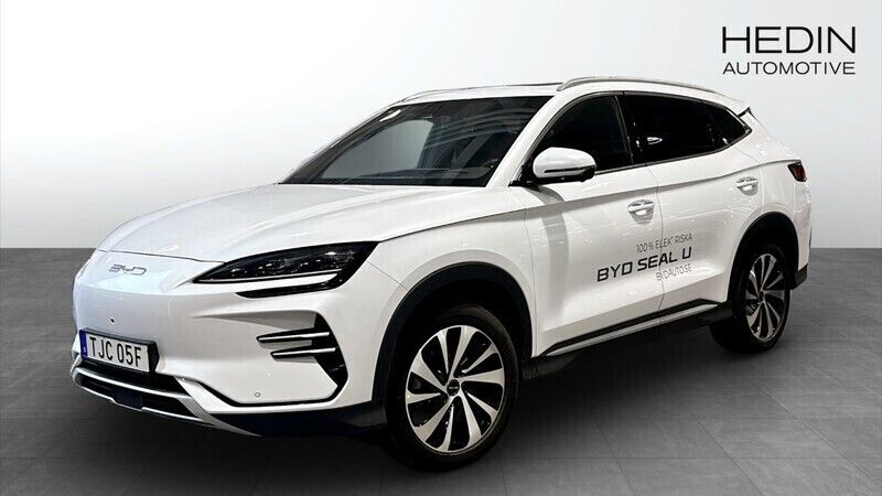Vit (white) Begagnad 2024 BYD Seal U Design SUV | 469 700 kr (Bra pris) - Bild 1/4