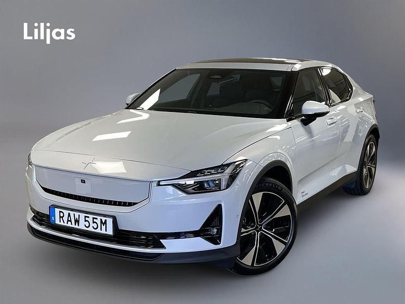 Silver Begagnad 2024 Polestar 2 Plus Sedan | 479 000 kr (Marknadspris) - Bild 1/3