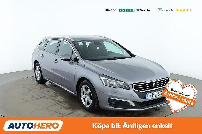 Begagnad Peugeot 508 SW 121 HK (88 kW) 2017 Grå Kombi