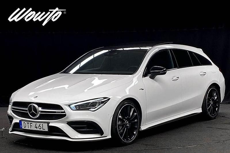Begagnad Mercedes CLA35 AMG Shooting Brake AMG 2021 Vit Kombi