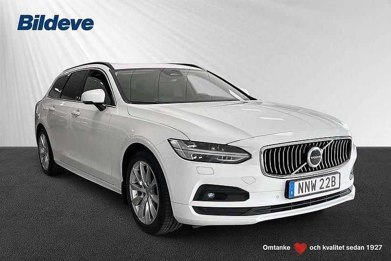 Vit Begagnad 2022 Volvo V90 Momentum Kombi | 319 900 kr (Bra pris) - Bild 1/4