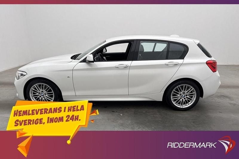 Vit Begagnad 2019 BMW 120 M Sport Halvkombi | 234 800 kr (Marknadspris) - Bild 1/3