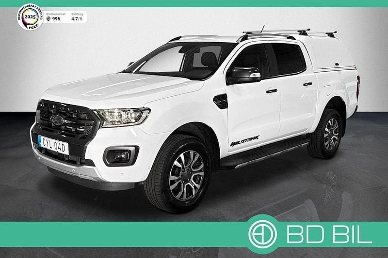 Vit Begagnad 2020 Ford Ranger Wildtrack Pickup | 339 900 kr (Superpris) - Bild 1/3