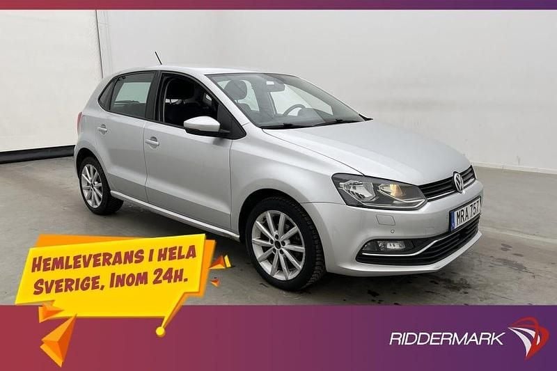 Silver Begagnad 2014 VW Polo Halvkombi | 89 800 kr (Marknadspris) - Bild 1/3