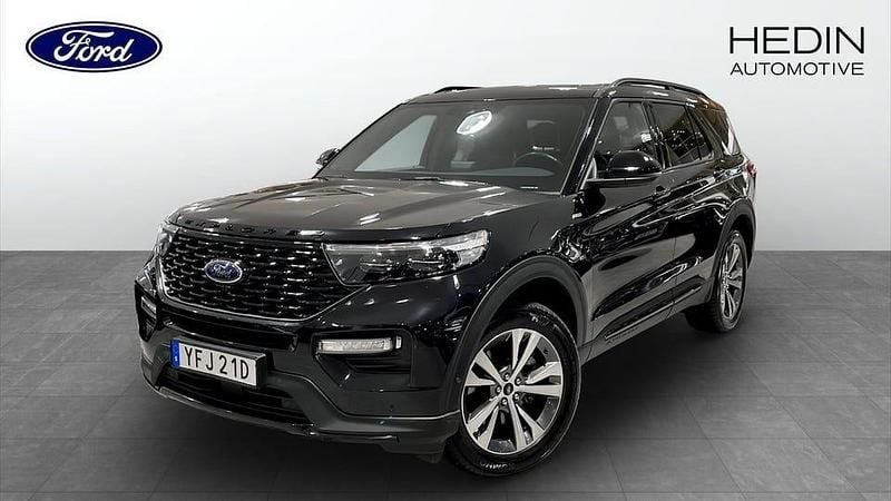 Svart Begagnad 2022 Ford Explorer ST-Line SUV | 529 900 kr - Bild 1/4