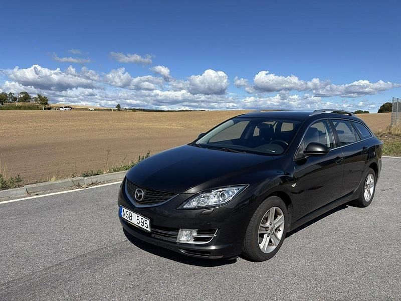 Svart Begagnad 2009 Mazda 6 Kombi | 39 500 kr (Marknadspris) - Bild 1/4