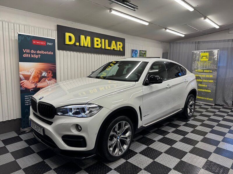 Vit Begagnad 2014 BMW X6 M Sport SUV | 299 900 kr (Marknadspris) - Bild 1/4