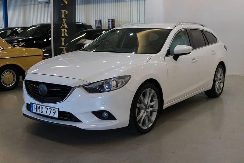 Begagnad Mazda 6 176 HK (129 kW) 2013 Vit Kombi