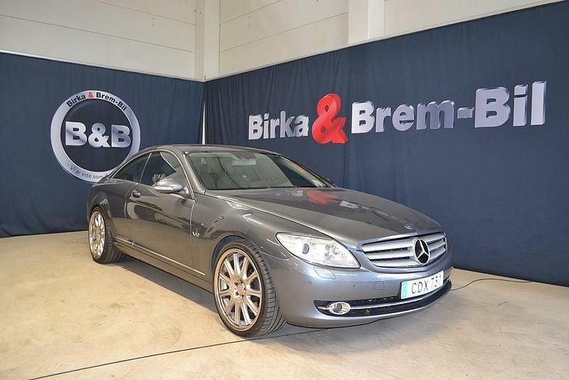 Begagnad Mercedes CL600 517 HK (380 kW) 2007 Mörkgrå Sportkupé