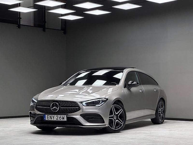 Silver Begagnad 2020 Mercedes CLA200 Shooting Brake AMG Kombi | 279 900 kr (Marknadspris) - Bild 1/3