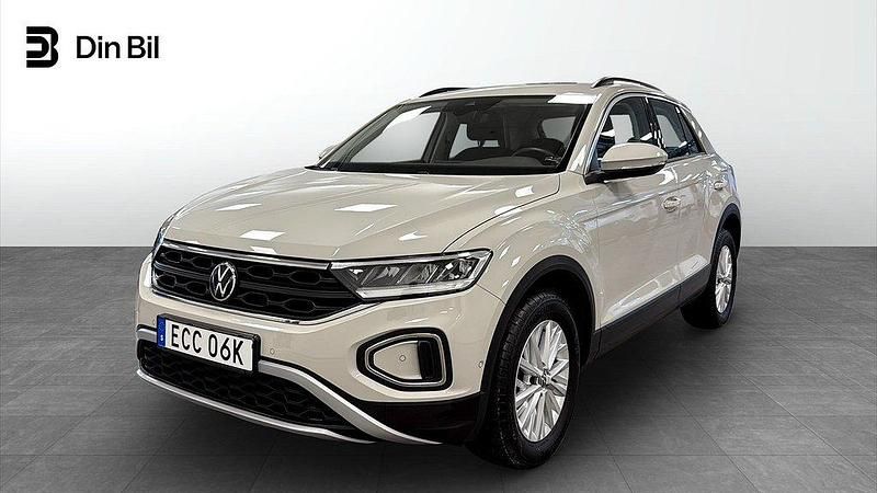 Grå (ascot grey) Begagnad 2022 VW T-Roc Life SUV | 289 900 kr (Lite dyr) - Bild 1/4