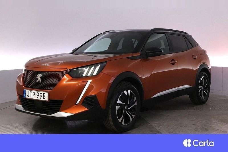 Orange Begagnad 2023 Peugeot e-2008 GT SUV | 229 900 kr (Marknadspris) - Bild 1/4