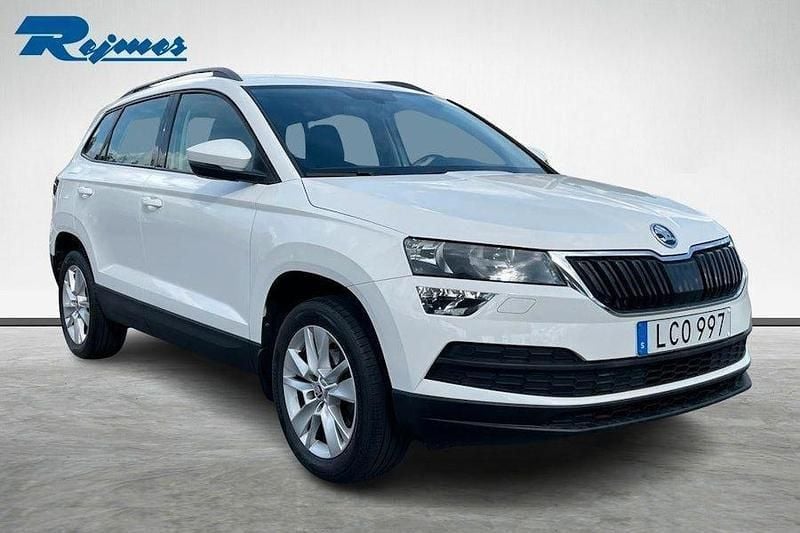 Vit Begagnad 2019 Skoda Karoq SUV | 219 800 kr (Bra pris) - Bild 1/4