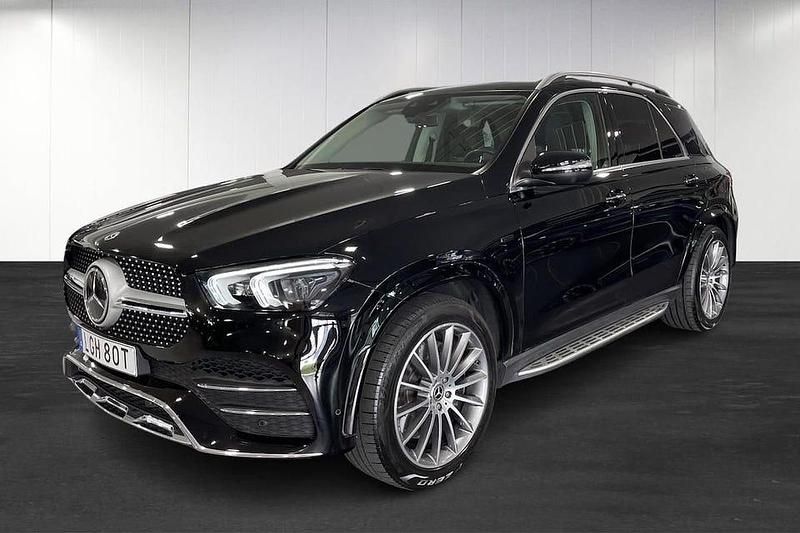 Svart (black) Begagnad 2021 Mercedes GLE350 AMG SUV | 634 900 kr (Marknadspris) - Bild 1/4