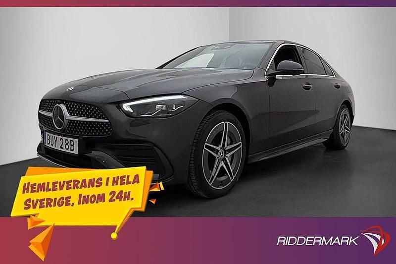 Begagnad Mercedes C300e AMG 313 HK (230 kW) 2023 Grå Sedan