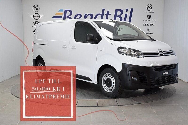 Vit Begagnad 2023 Citroën e-Jumpy Business Class Minibuss | 469 500 kr - Bild 1/4