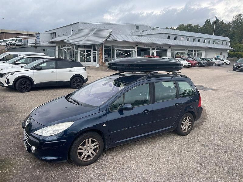 Blå Begagnad 2007 Peugeot 307 Kombi | 29 900 kr (Lite dyr) - Bild 1/4