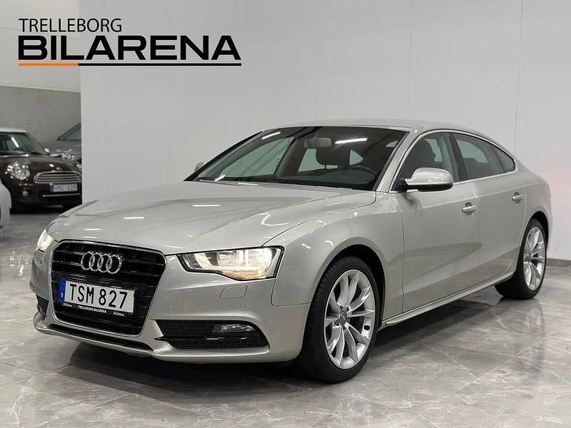 Begagnad Audi A5 Sportback Comfort 170 HK (125 kW) 2013 Silver Halvkombi