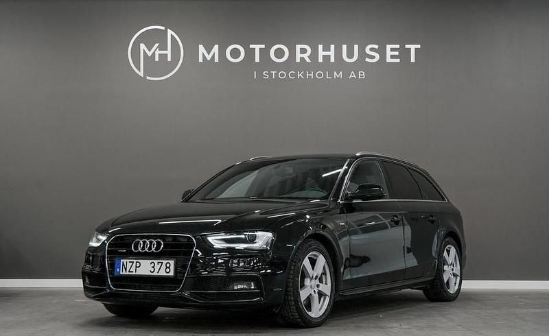 Begagnad Audi A4 S-Line 177 HK (130 kW) 2013 Svart Kombi