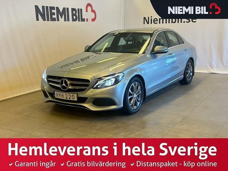 Silver Begagnad 2017 Mercedes C180 Avantgarde Sedan | 179 900 kr (Bra pris) - Bild 1/3